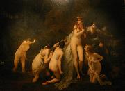 Jules Joseph Lefebvre Diana Surprised Spain oil painting artist